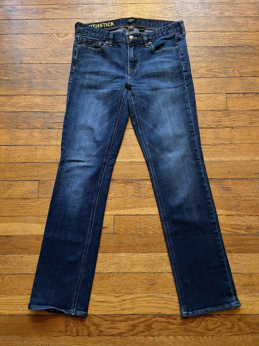 JCREW Low-Rise 'Matchstick' Straight Jeans sz 28S